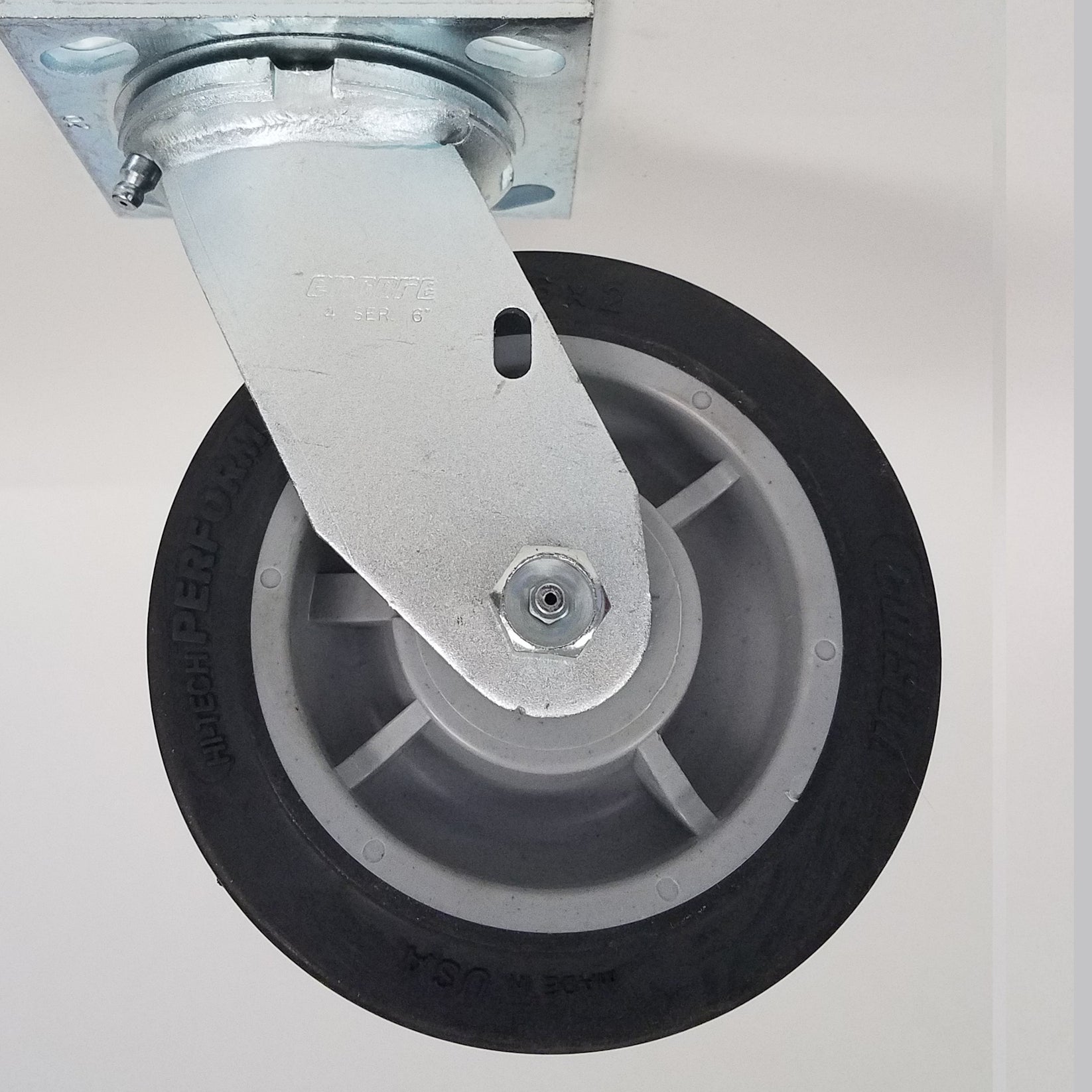 6" x 2" Plate Mount 4 Series Casters of Oklahoma, Inc.