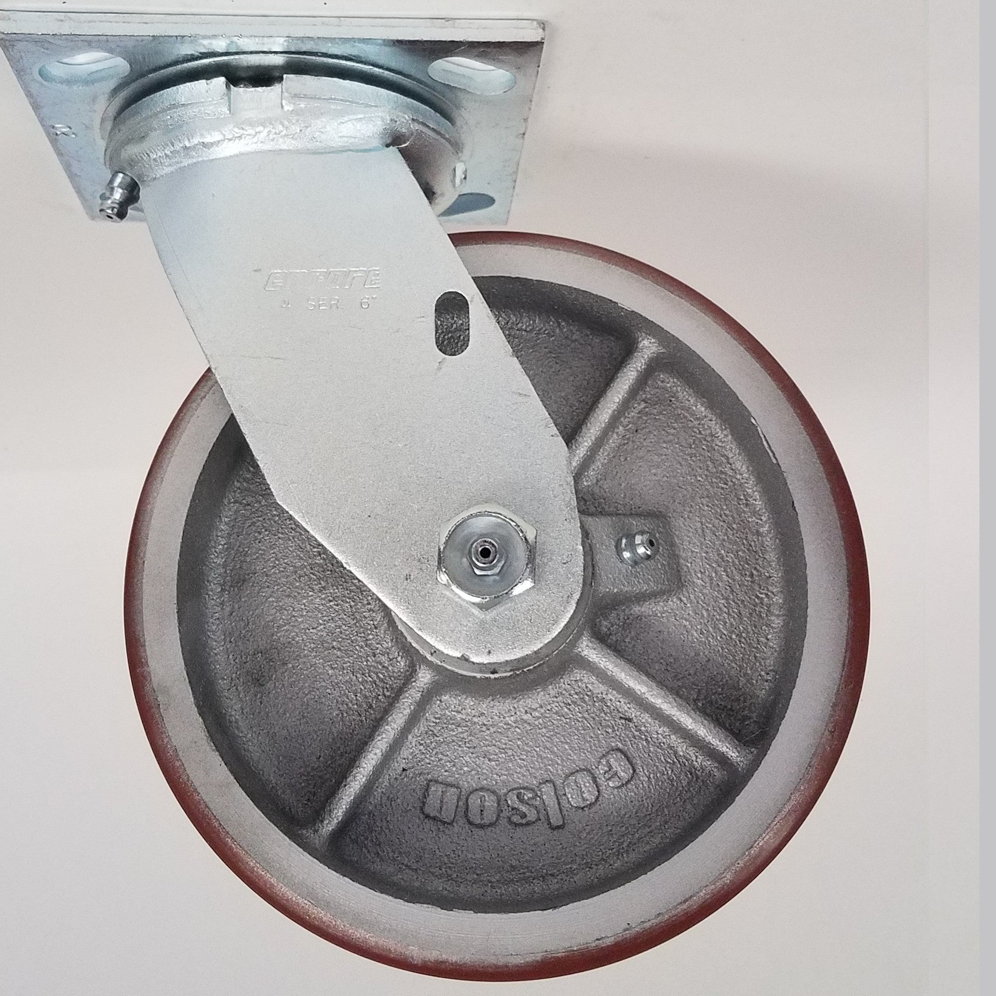 6" x 2" Plate Mount 4 Series Casters of Oklahoma, Inc.